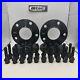 BMW 3 E46 E90 E92 Series MTEC Staggered Black Wheel Spacers 15mm and 20mm Bolts