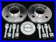 Peugeot TO Ford 4x108 Hubcentric Spacers 20mm Wide 65.1 TO 63.4CB & 16 Bolts