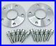 Porsche Wheel Spacers 10mm + Extended OE Bolts Set Of 2 in Silver 5x130 PSR9Line