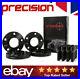 Precision Wheel Spacers Black 20mm & Bolts For BMW F Series M14x1.25 2 Pairs